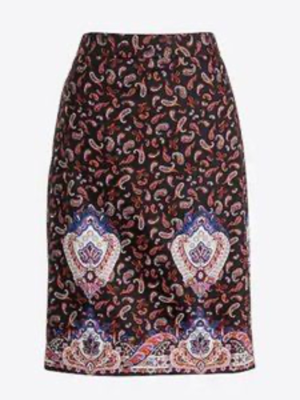 J. Crew The Pencil Skirt Jade Casbah Print - size 14